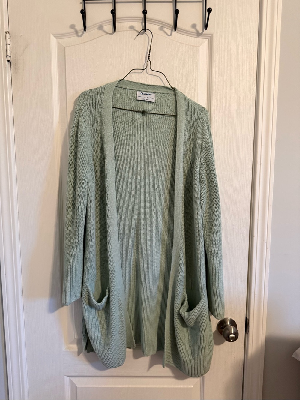 Old Navy Sage Green Oversized Duster Cardigan Sweater S